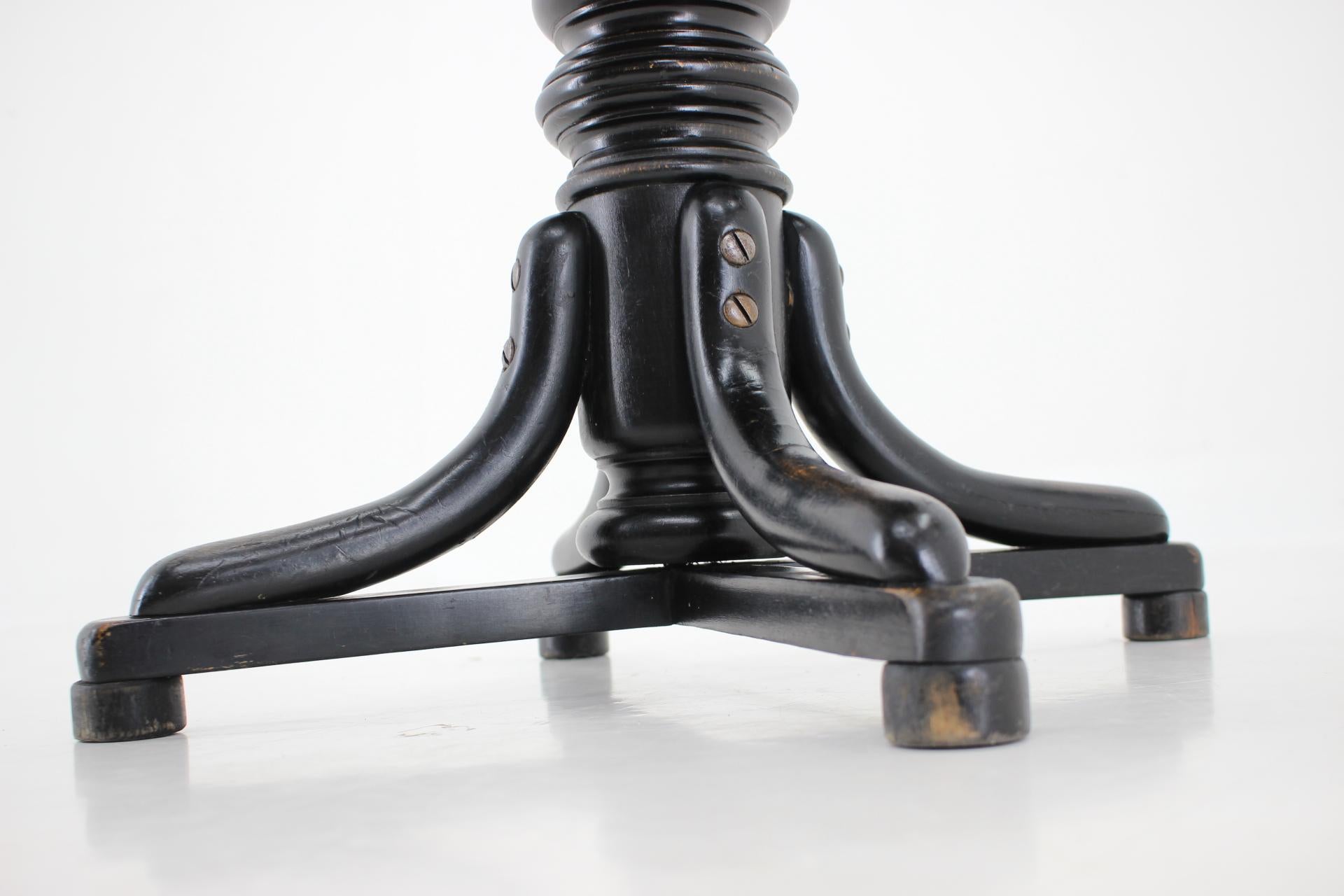 Mid-20th Century 1950s Rare Thonet Swivel Piano Stool No.6, Czechoslovakia