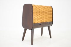 1950s Rare Wooden Bar Cabinet, Czechoslovakia