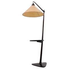 1950s Rare Wooden Floor Lamp by Vaclav Rada, Czechoslovakia