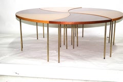 1950s Rarest Peter Hvidt Cocktail Table for John Stuart Int., Custom Two-Tone