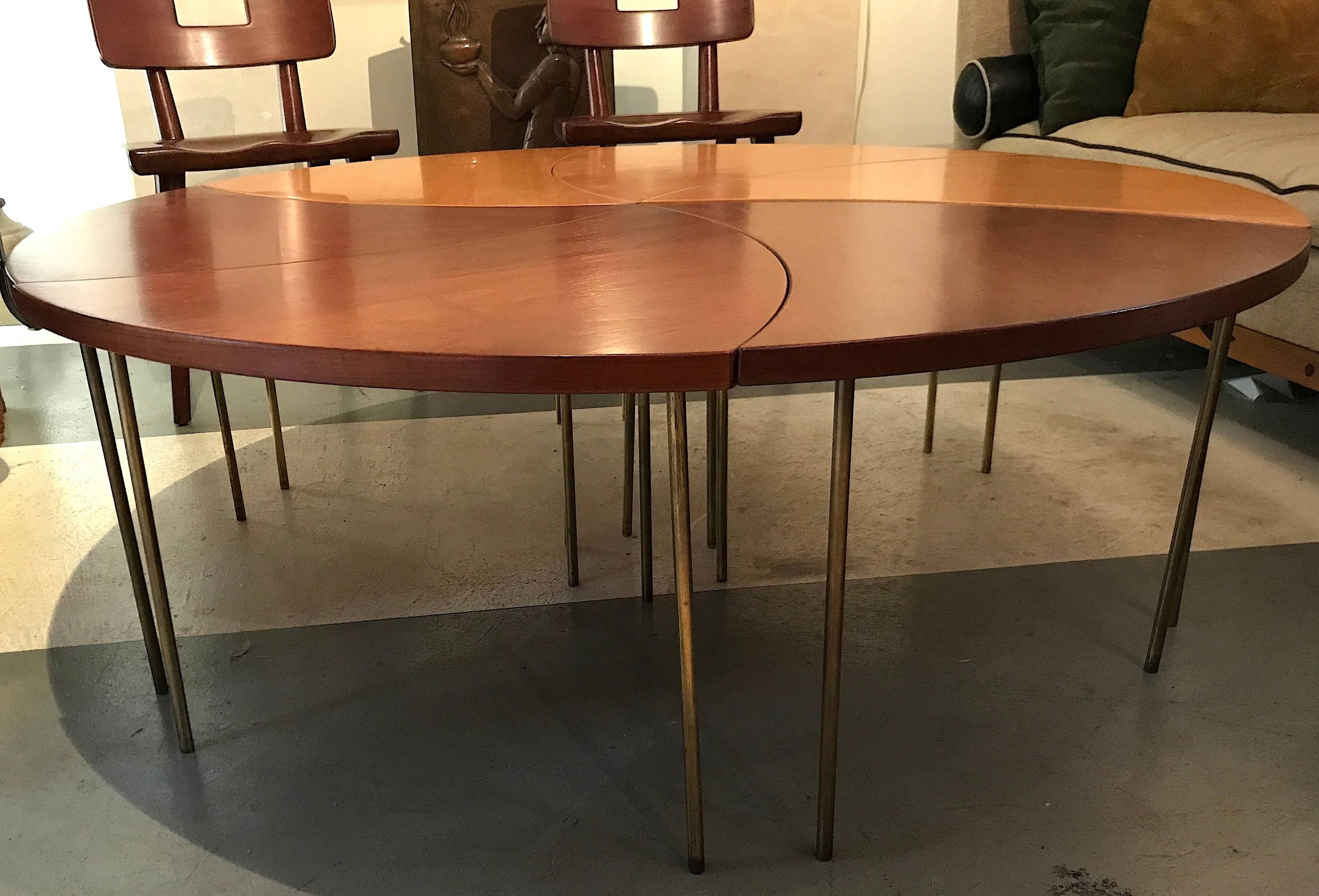 1950s Rarest Peter Hvidt Cocktail Table for John Stuart Int., Custom Two-Tone For Sale 2