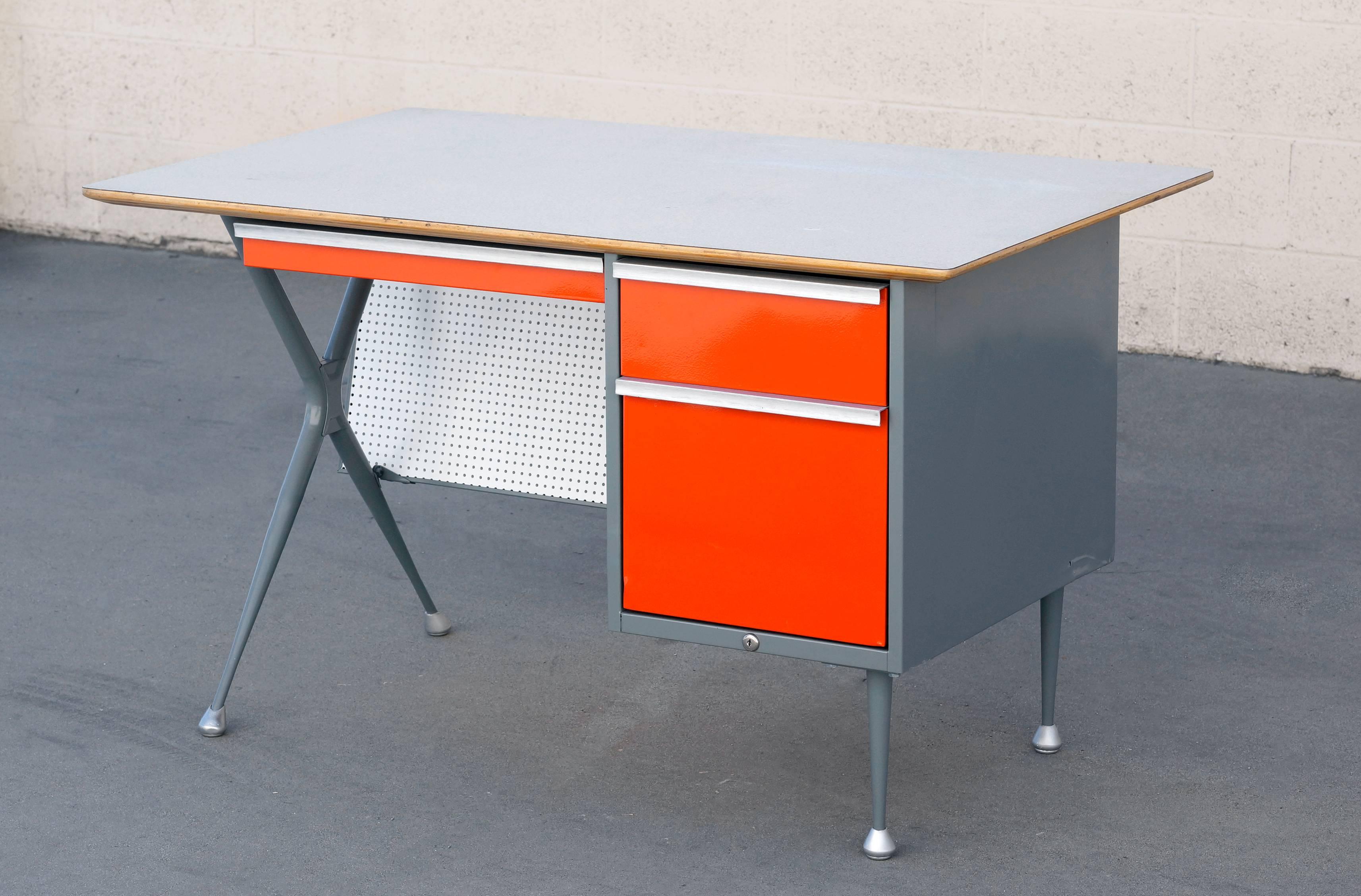 1950s Raymond Loewy Desk For Brunswick At 1stdibs