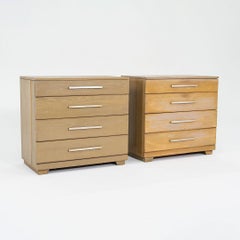 1950s Raymond Loewy for Mengel Furniture Four Drawer Dresser in Cerused Oak