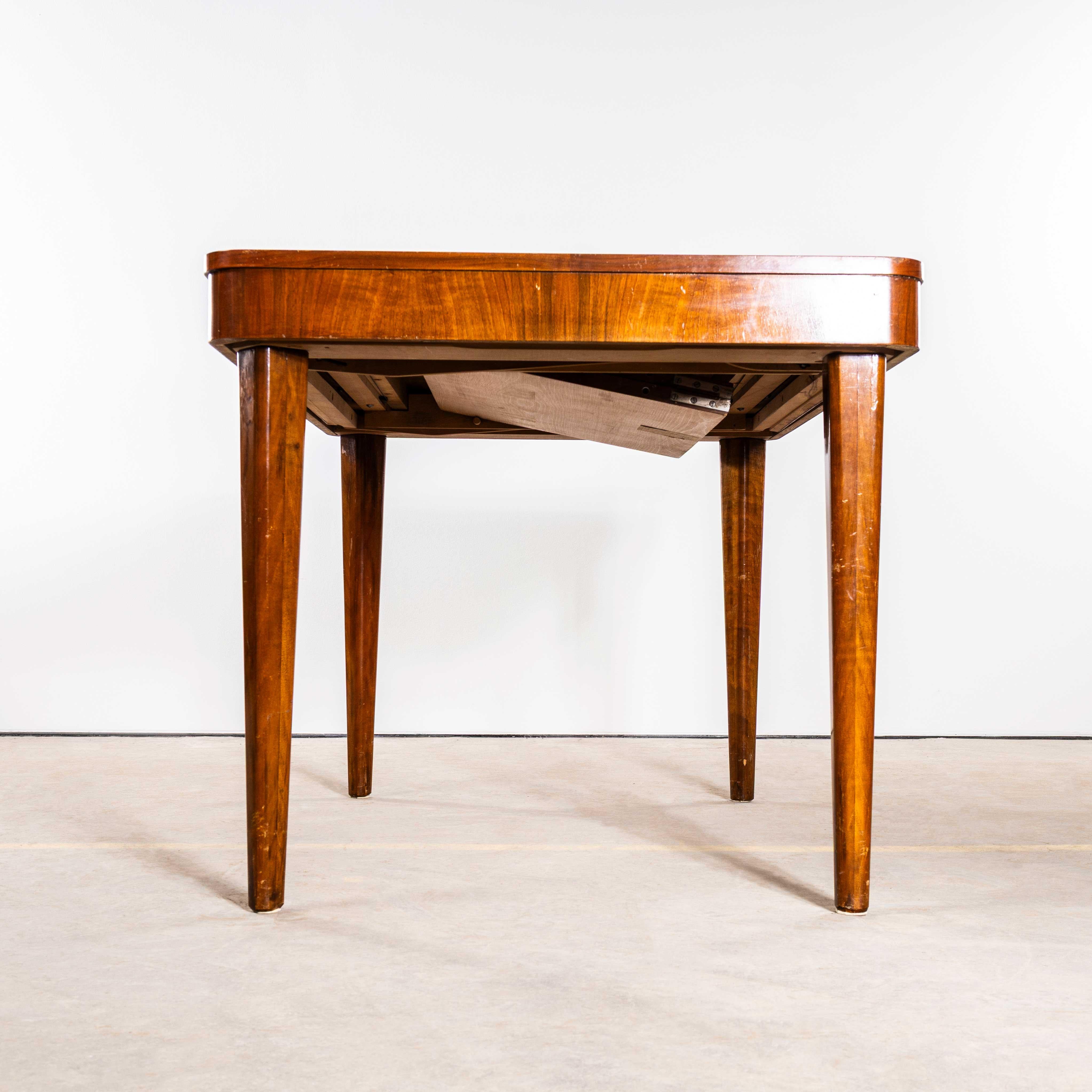 1950’s Rectangular Extending Halabala Dining Table – Up Zavody For Sale 9