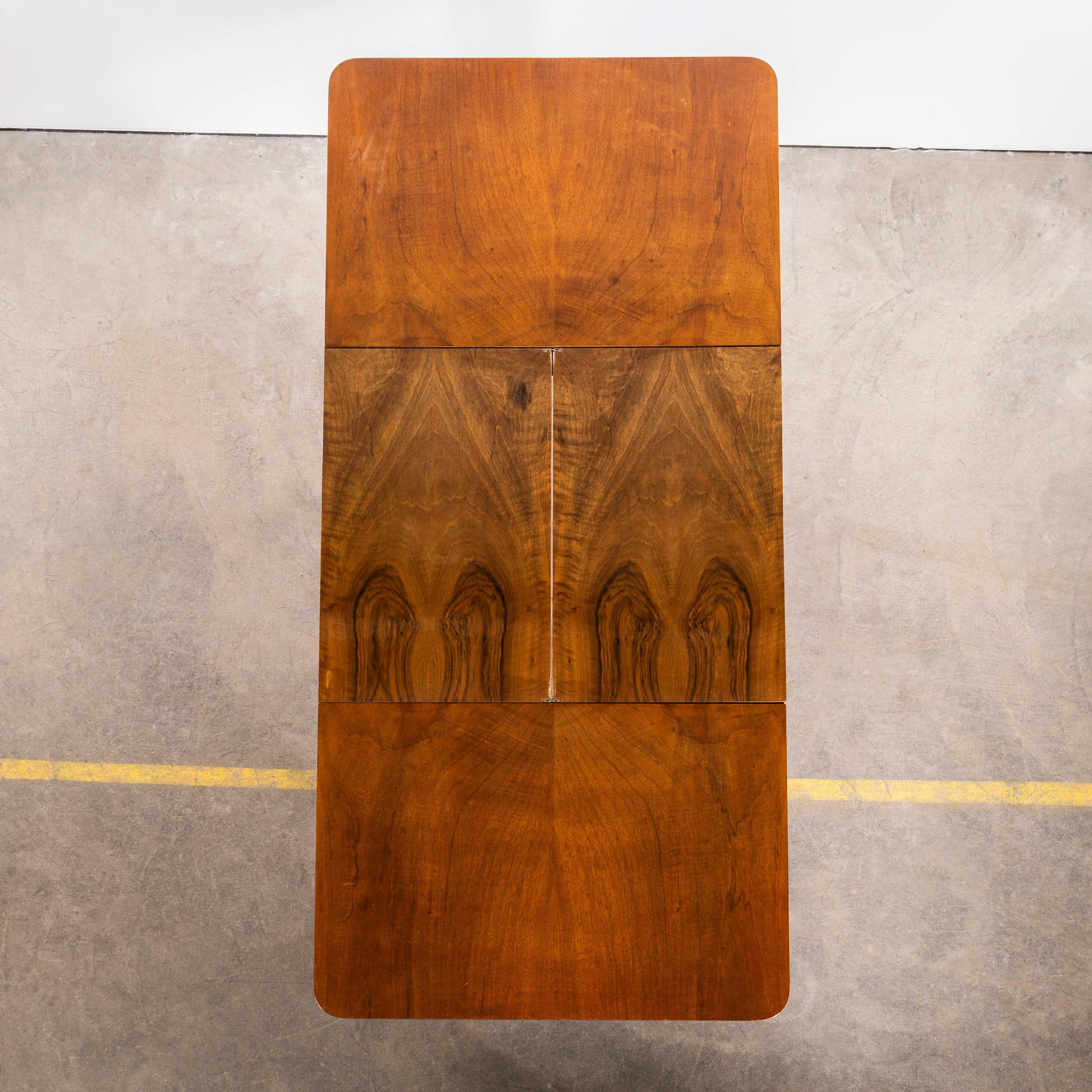 1950’s Rectangular Extending Halabala Dining Table – Up Zavody In Good Condition For Sale In Hook, Hampshire