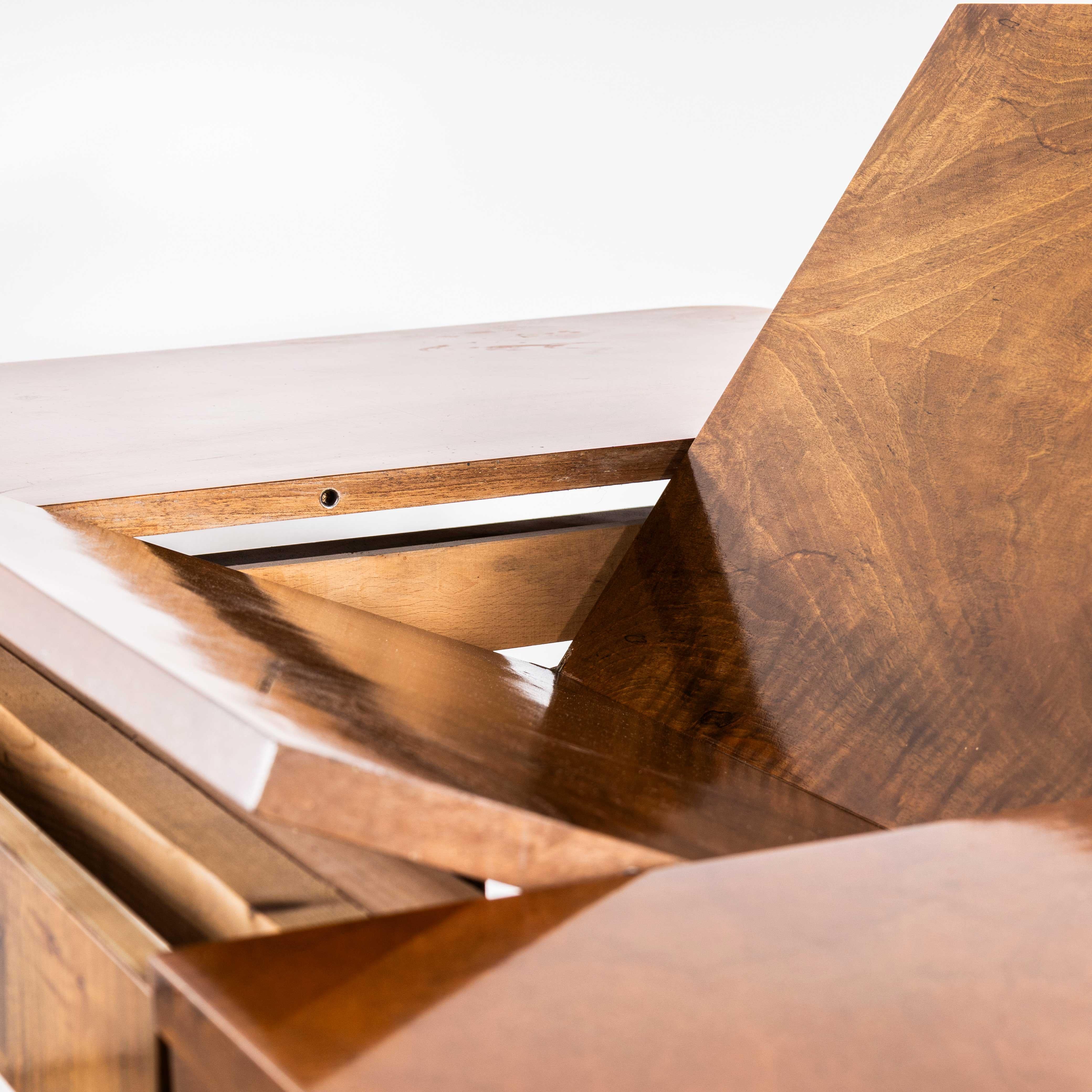 Mid-20th Century 1950’s Rectangular Extending Halabala Dining Table – Up Zavody For Sale