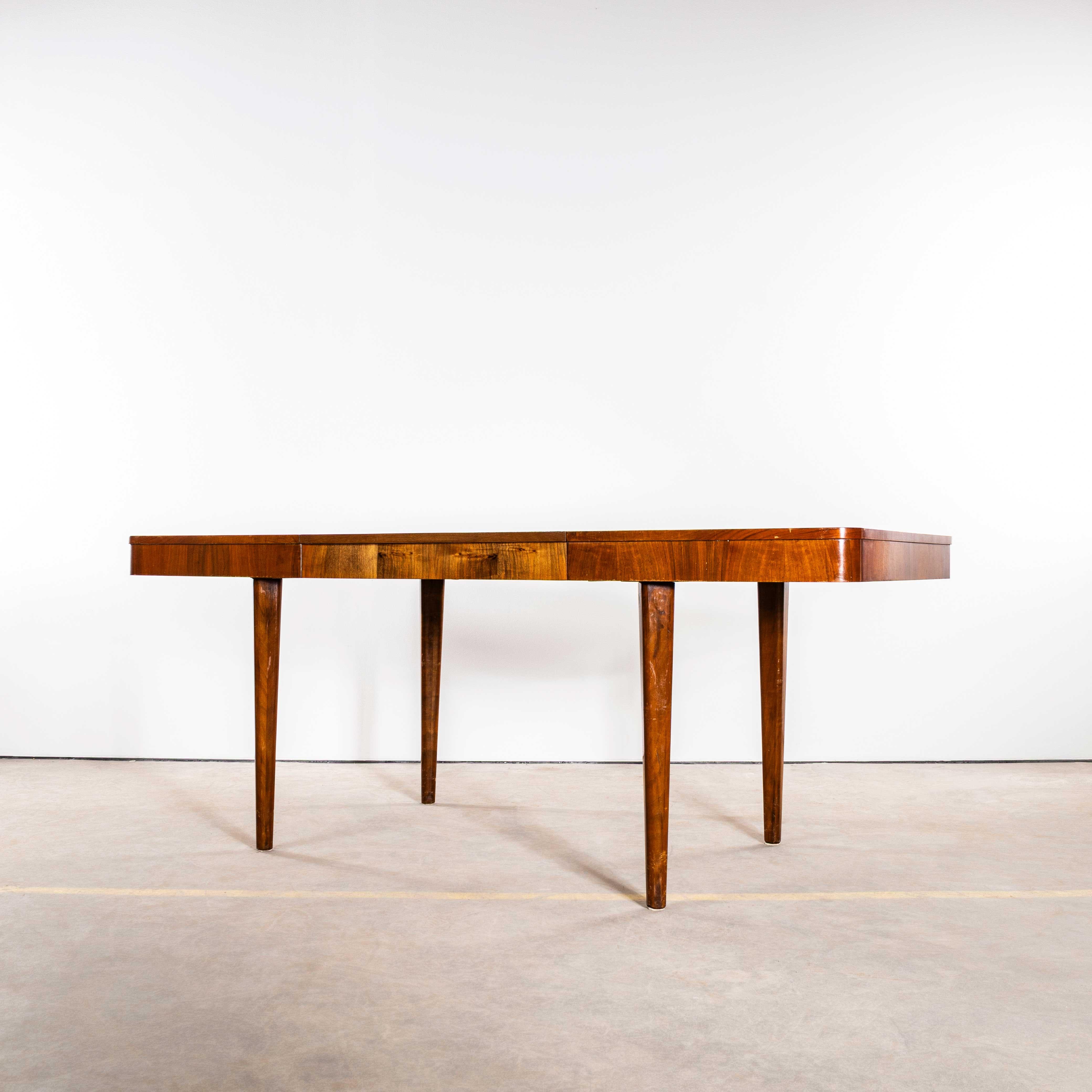 Birch 1950’s Rectangular Extending Halabala Dining Table – Up Zavody For Sale