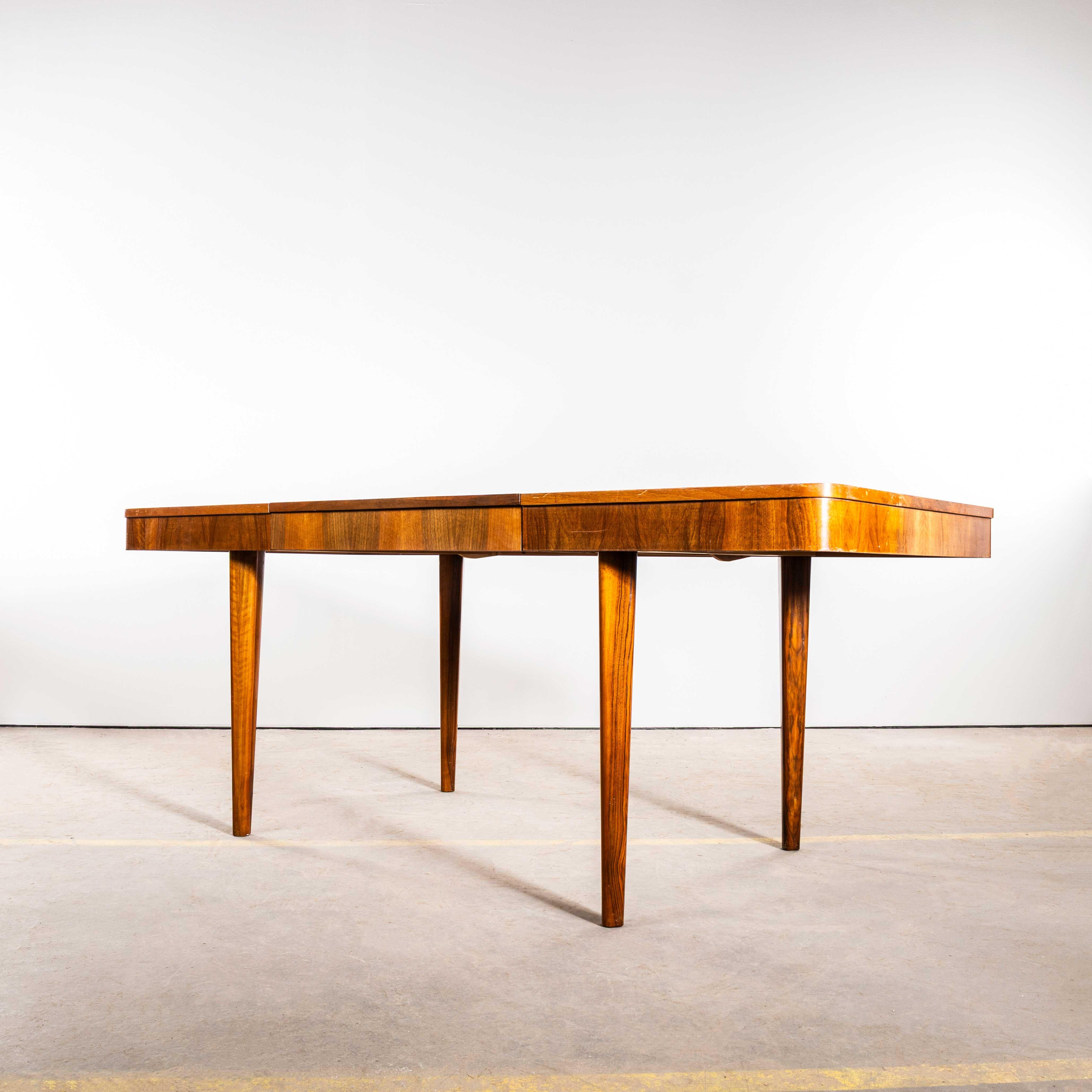 Birch 1950’s Rectangular Extending Halabala Dining Table – Up Zavody For Sale