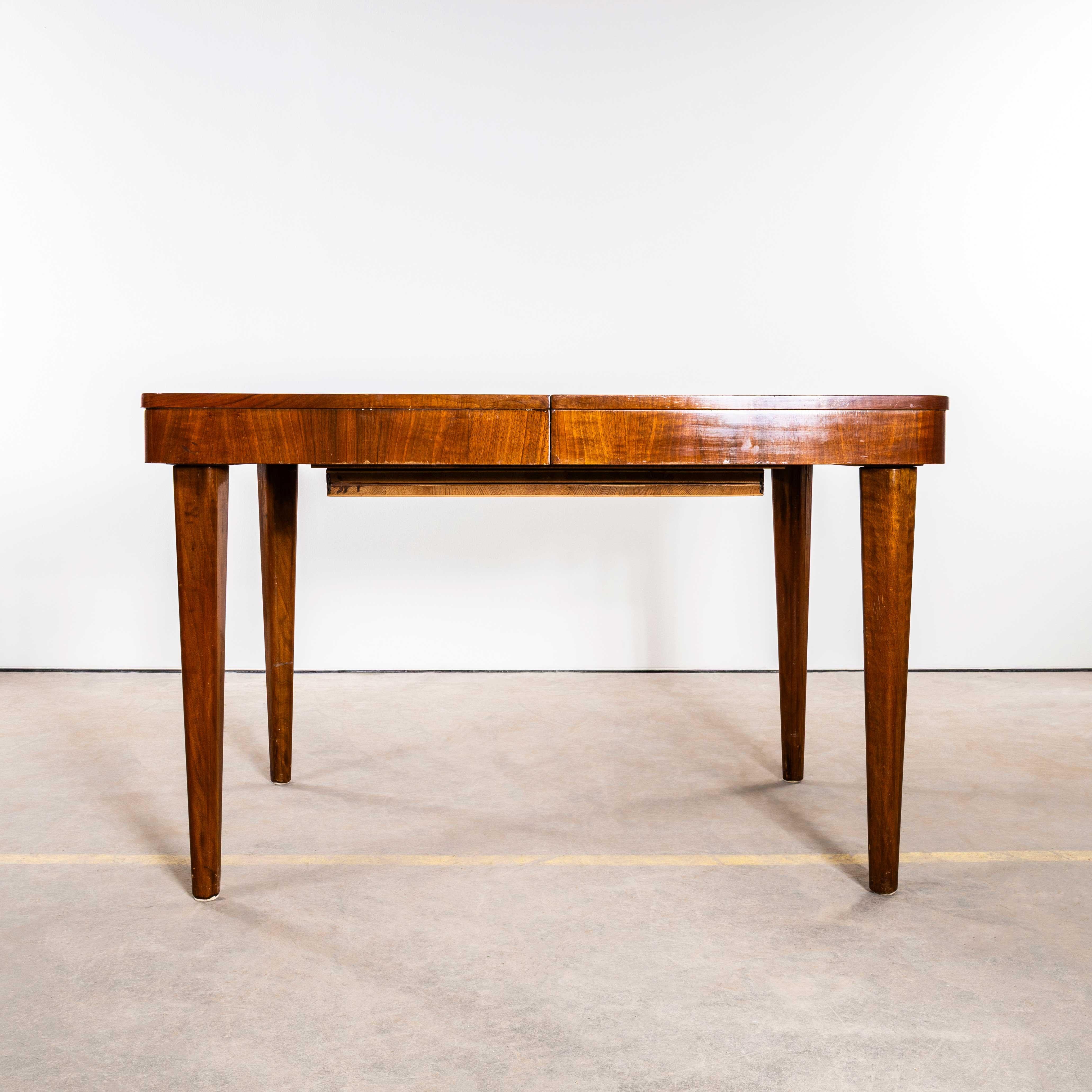 1950’s Rectangular Extending Halabala Dining Table – Up Zavody For Sale 1