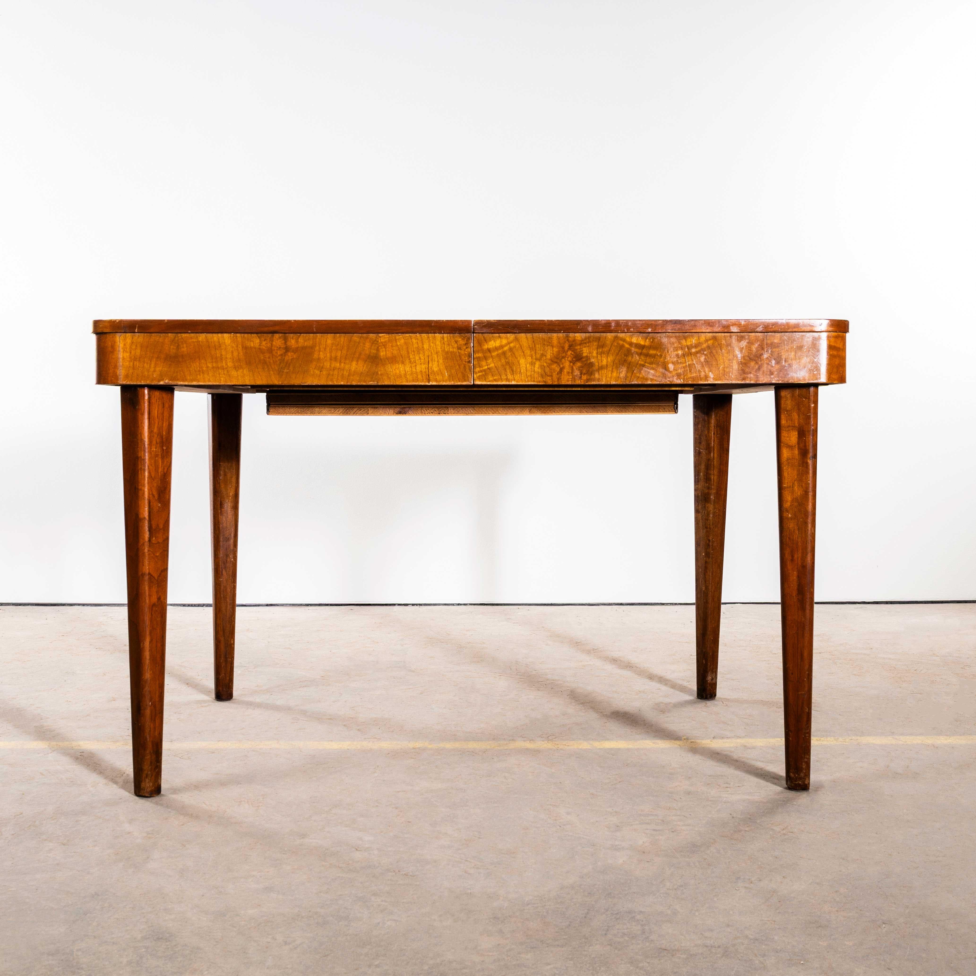 1950’s Rectangular Extending Halabala Dining Table – Up Zavody For Sale 1