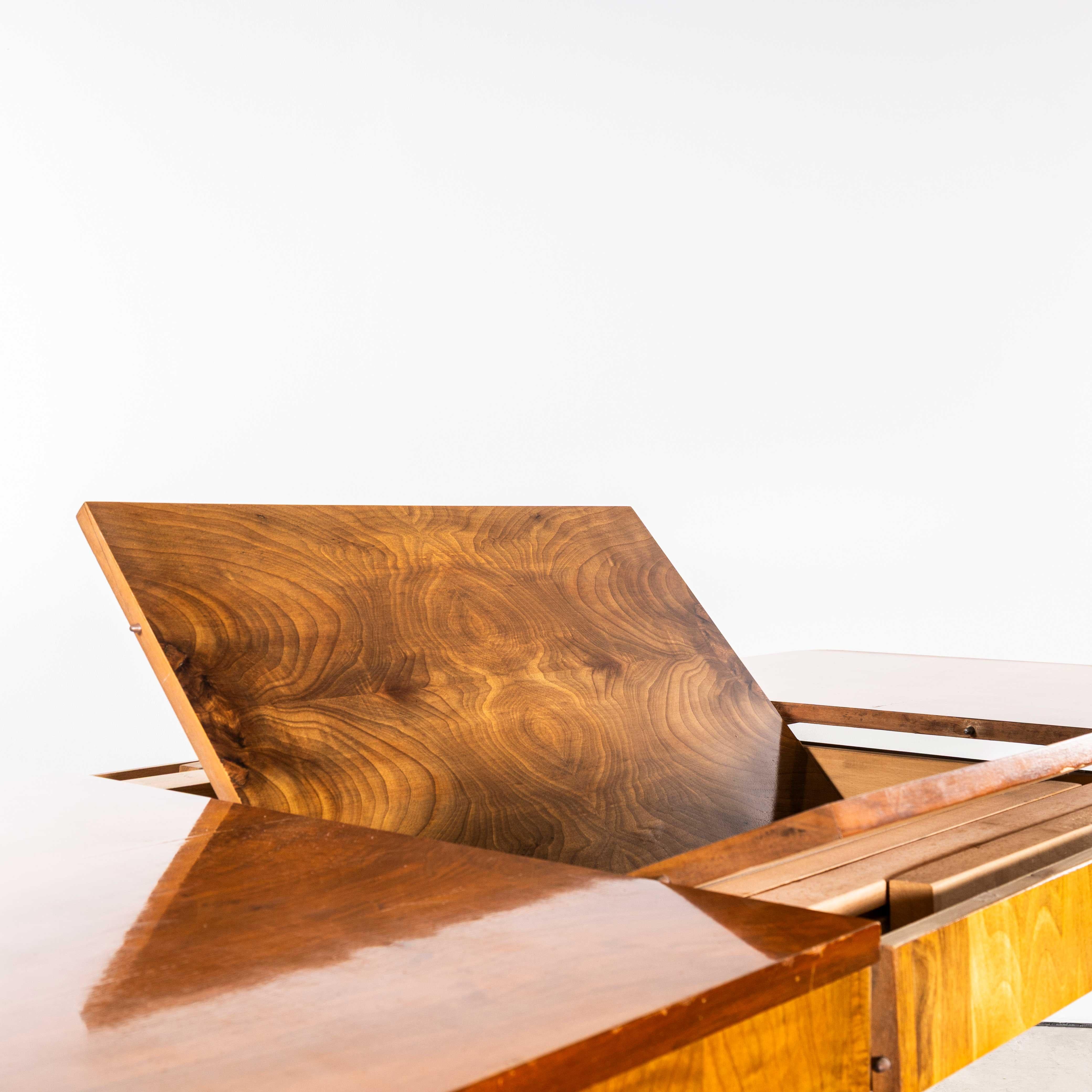 1950’s Rectangular Extending Halabala Dining Table – Up Zavody For Sale 3