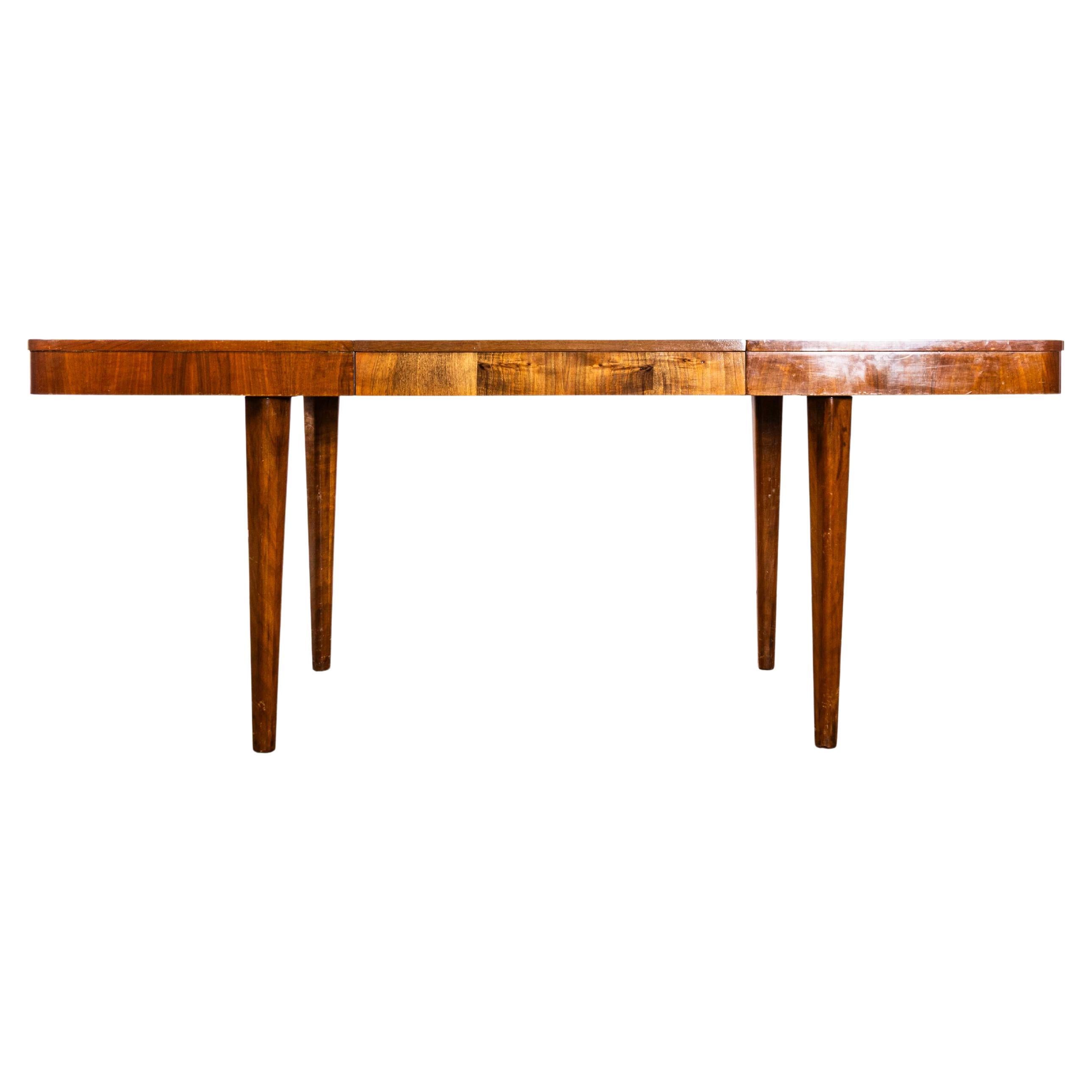 1950’s Rectangular Extending Halabala Dining Table – Up Zavody For Sale