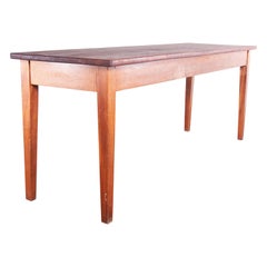 1950s Rectangular Laboratory Dining Tables with Solid Iroko Tops