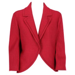 1950s Red And Black Fabric Jacket