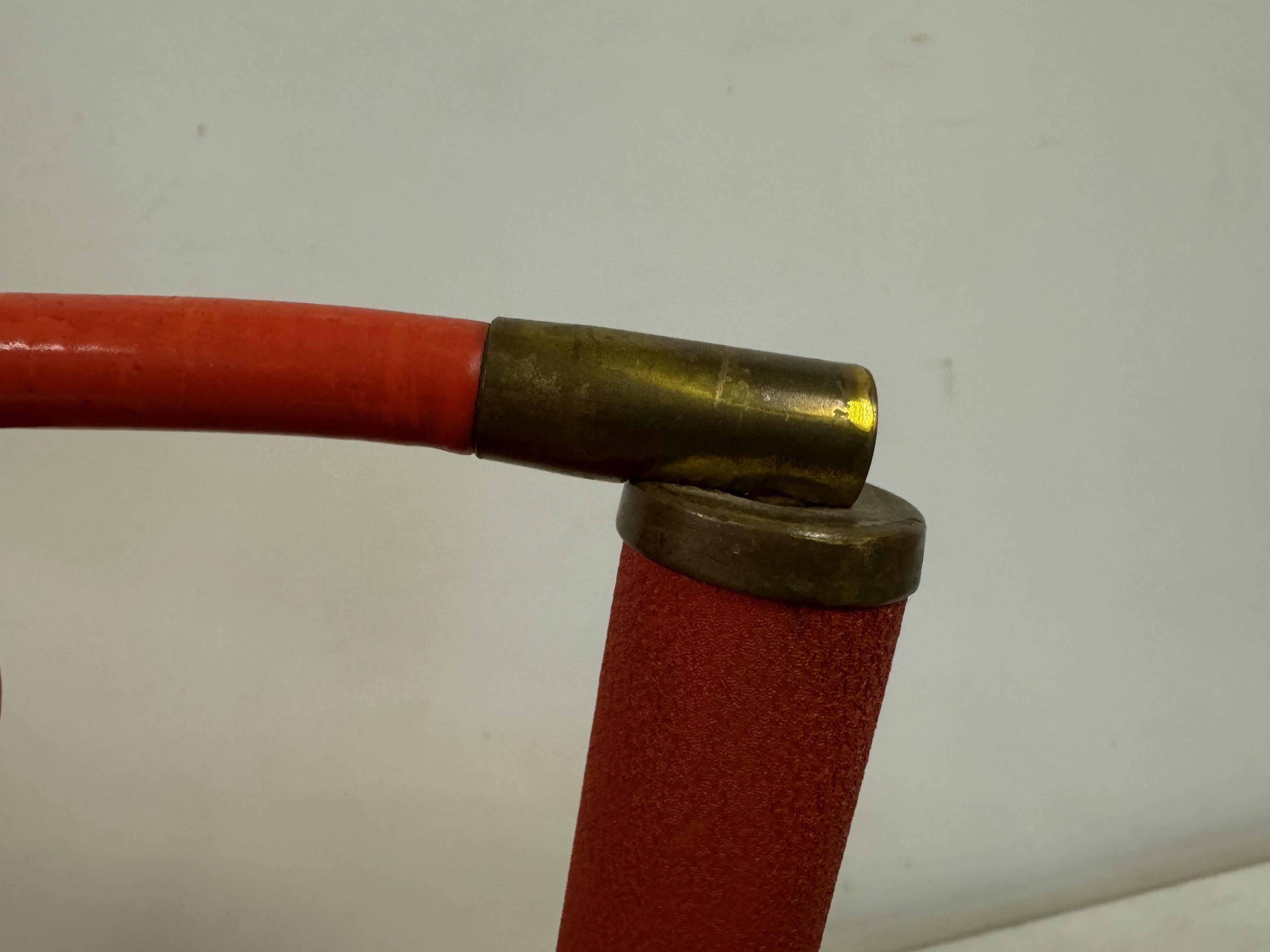 20th Century 1950s Red Italian Table Lamp For Sale