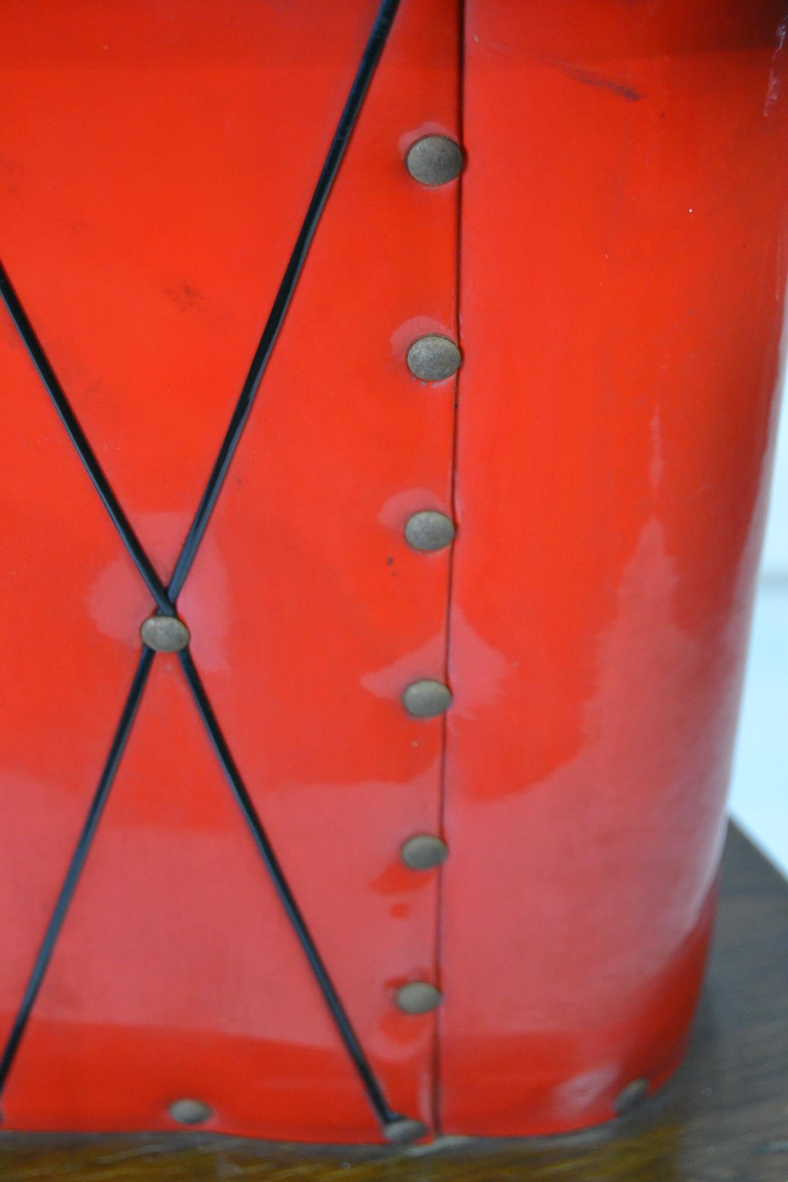 1950s Red Storage Cabinet, Home Bar 2