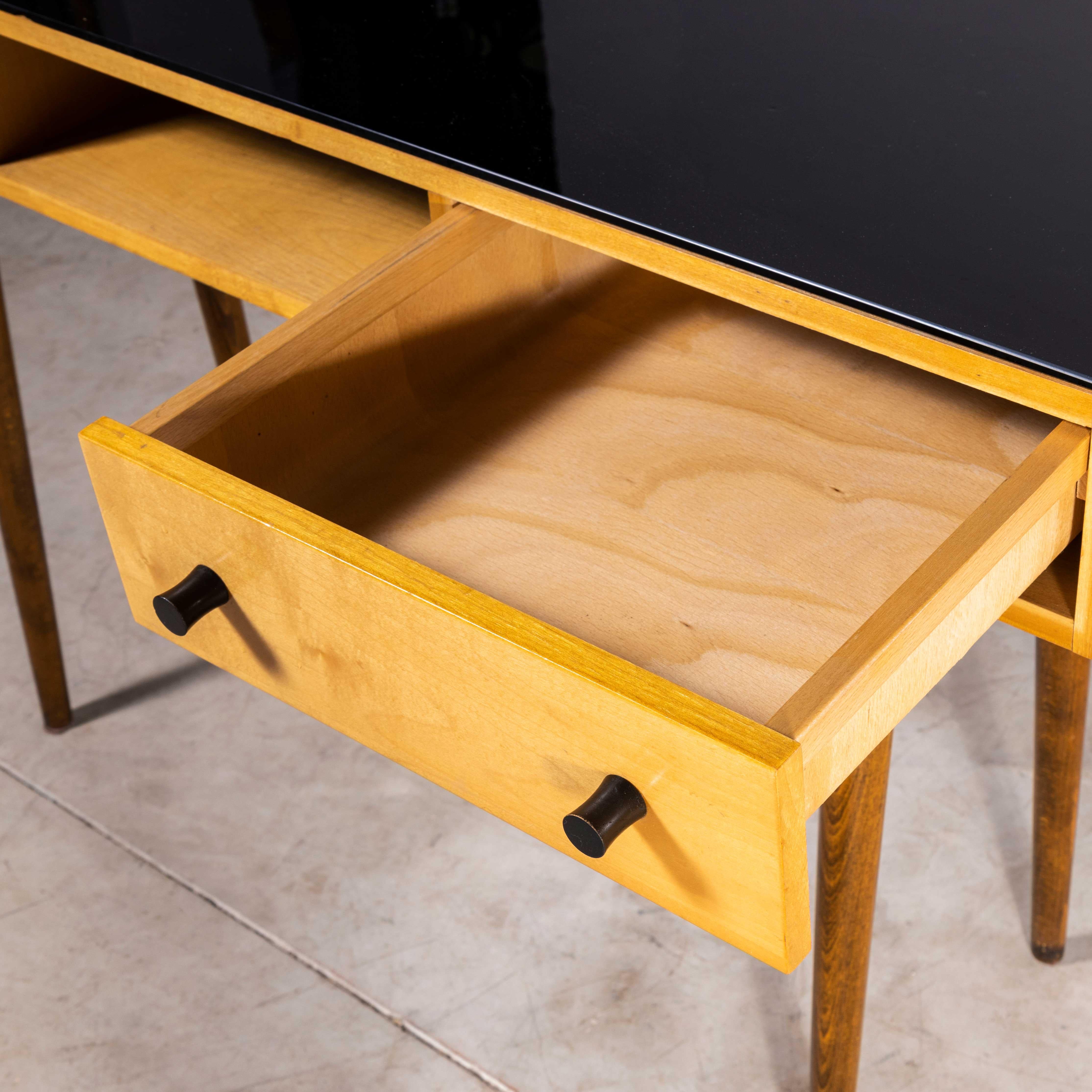 1950s Refined Rectangular Dressing Table - Small Desk 5