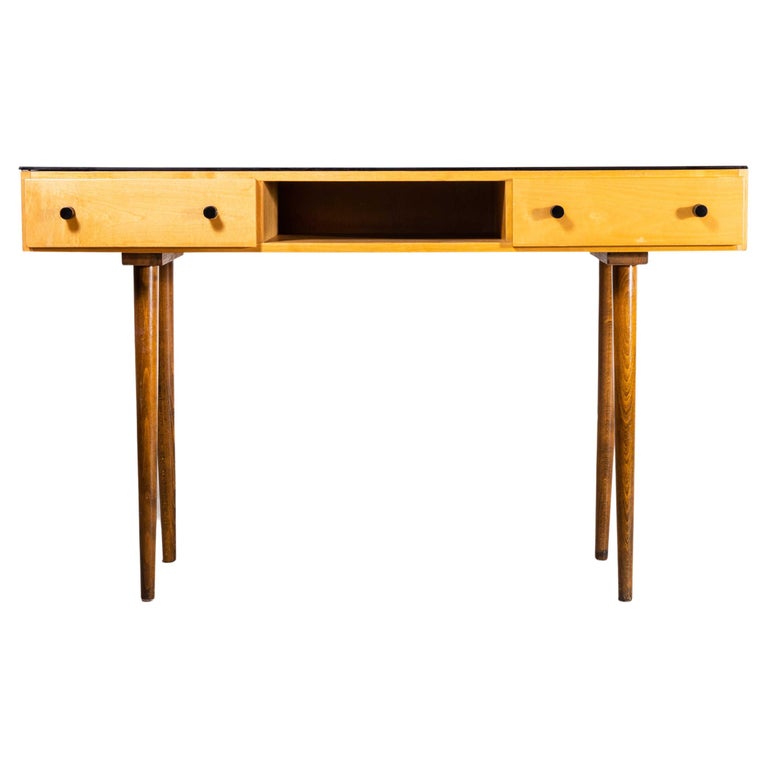 1950's Refined Rectangular Dressing Table Small Desk For Sale at 1stDibs