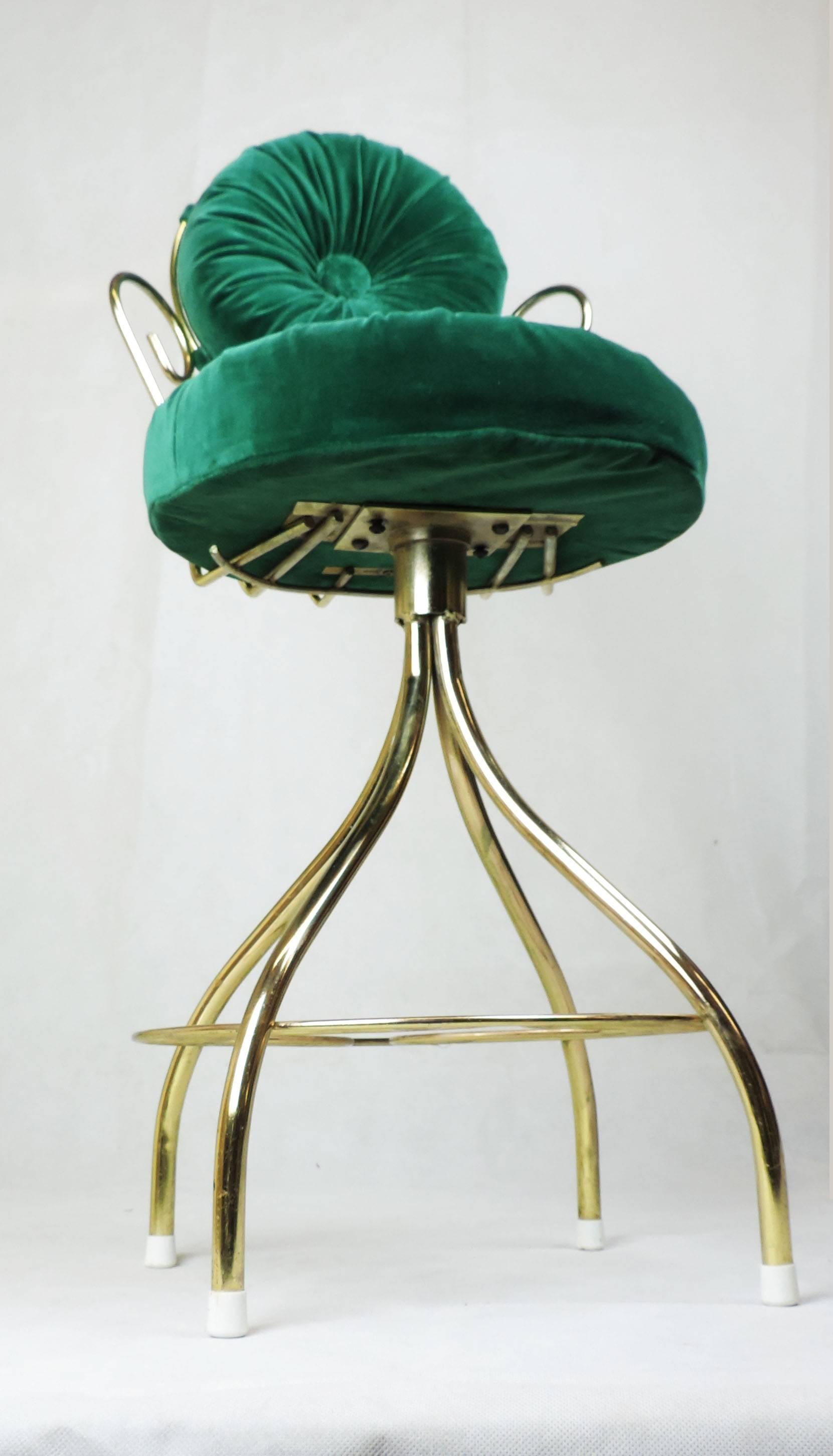 20th Century 1950s Regency Hollywood Vanity Chair For Sale