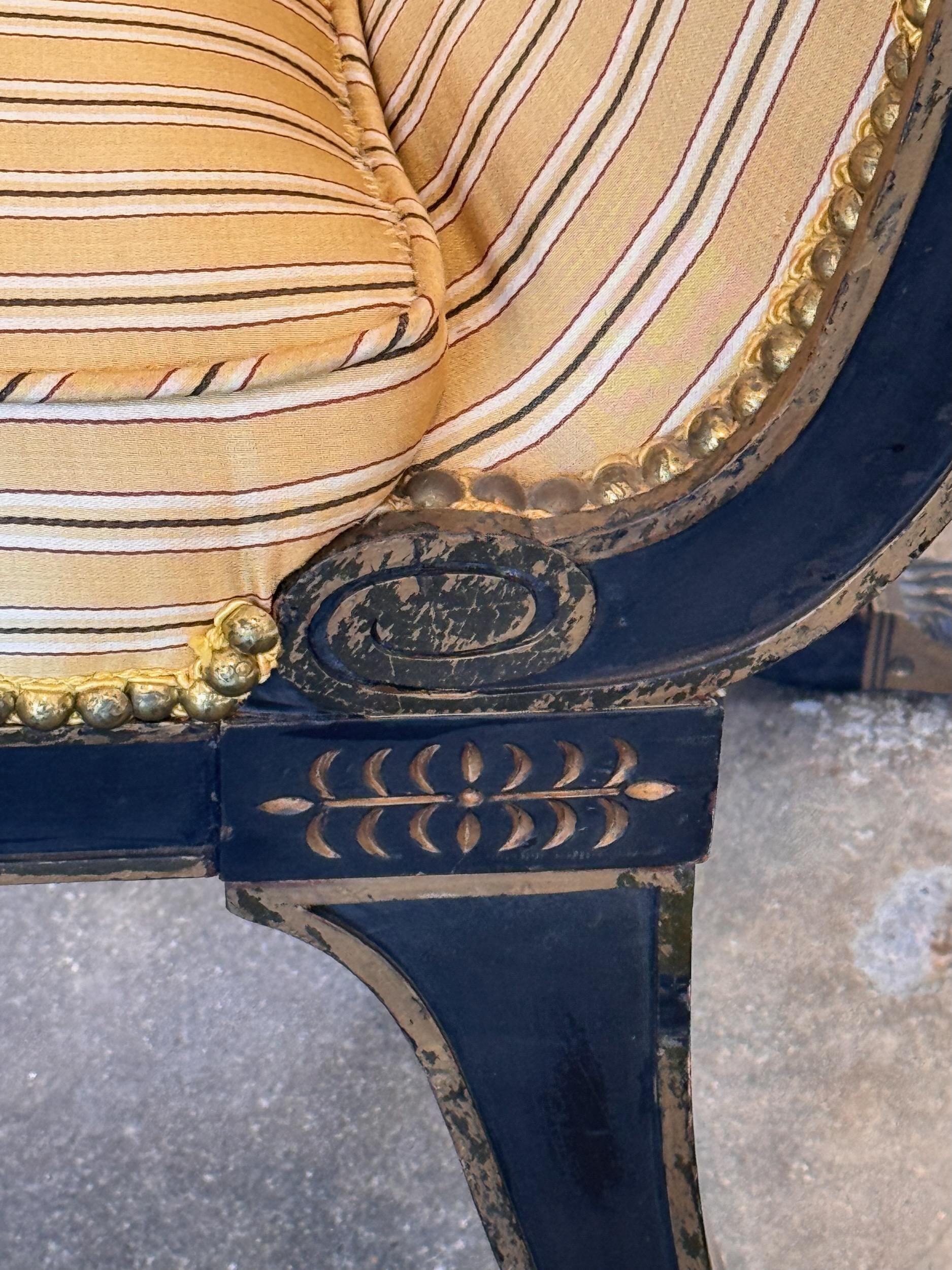 Mid-20th Century 1950s Regency Style Bench