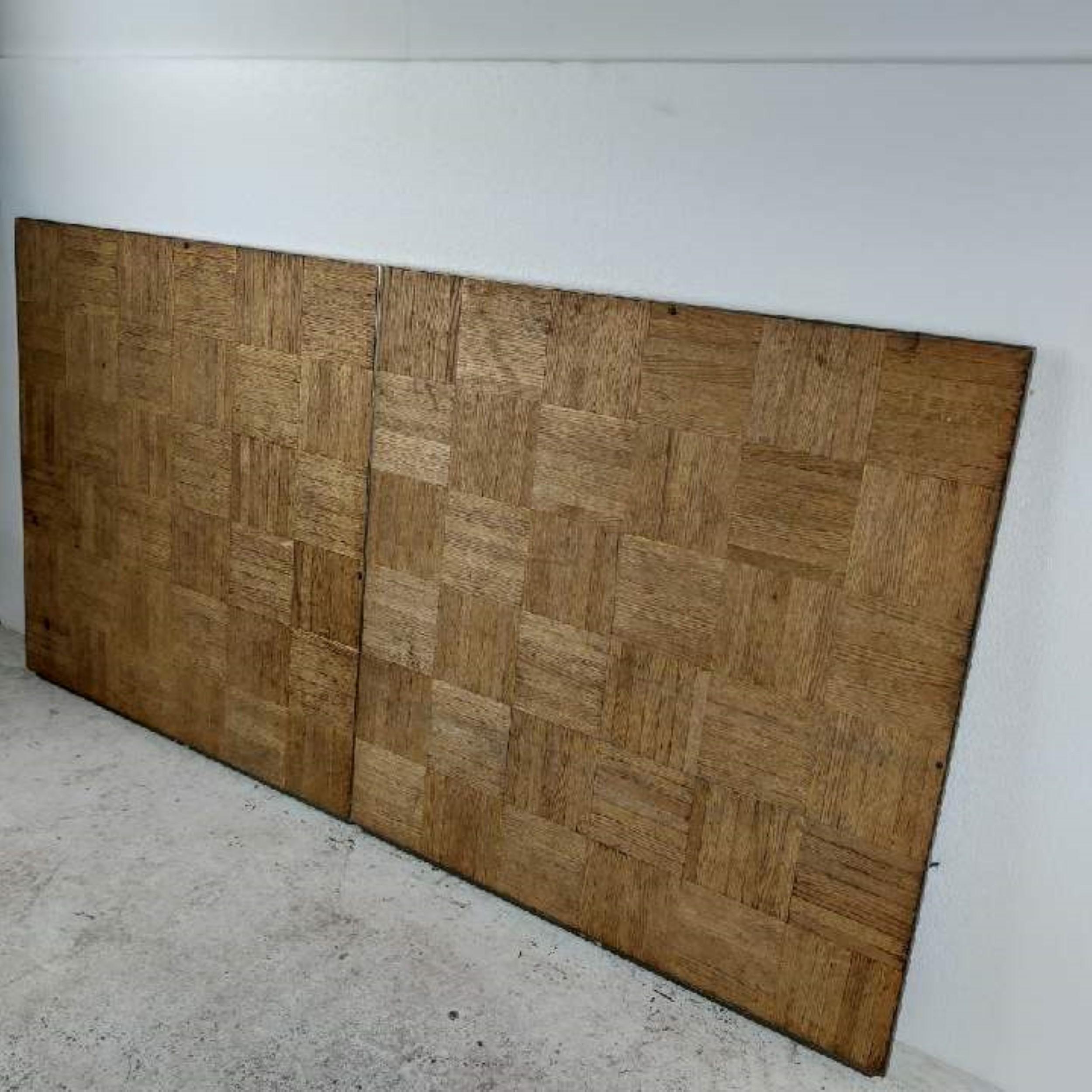 1950s Removable Oak Parquet Interlocking Oak Dance Floor Tiles 4