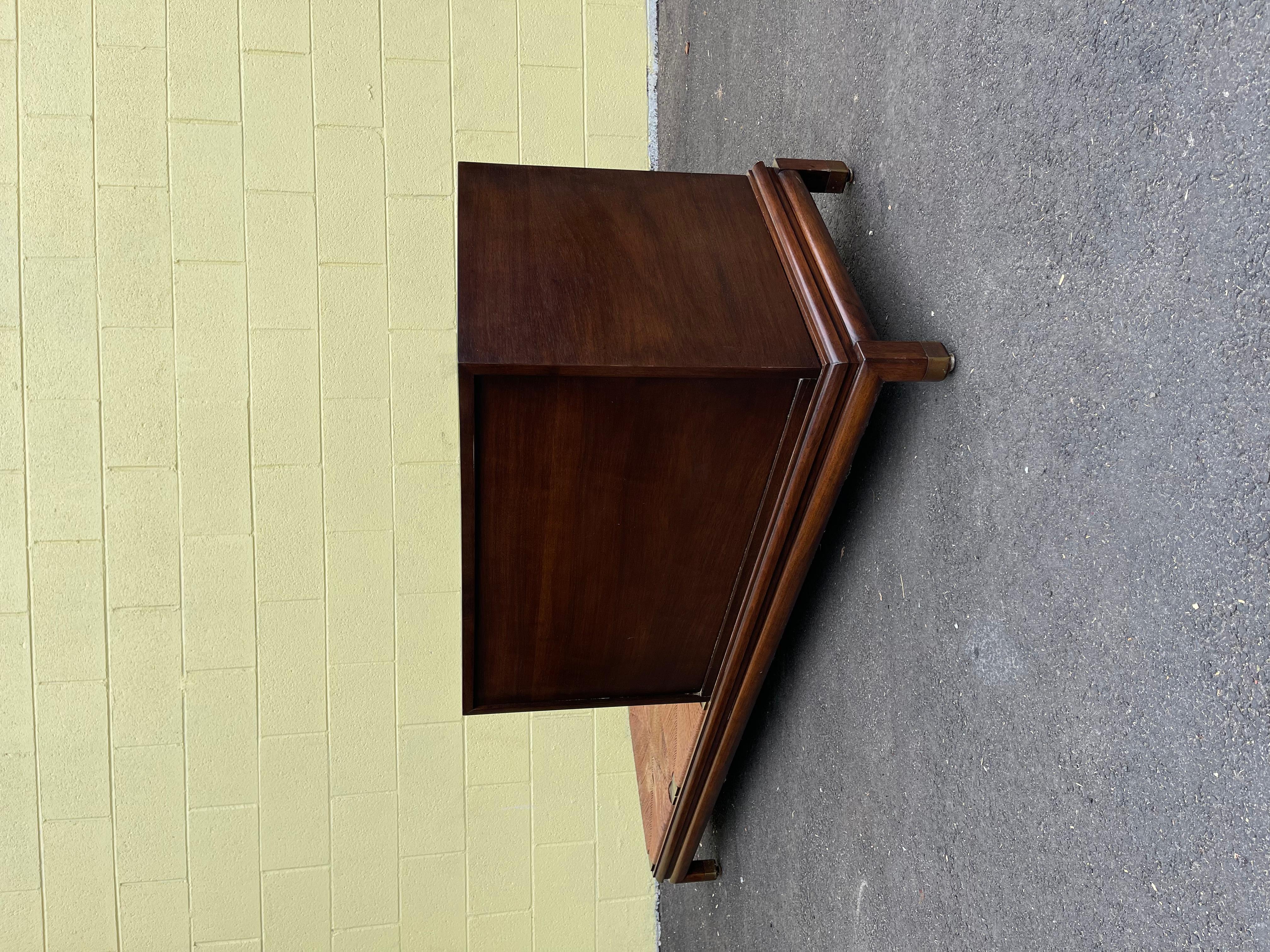 1950’s Renzo Rutili Credenza with Seating Bench for Johnson Furniture For Sale 3