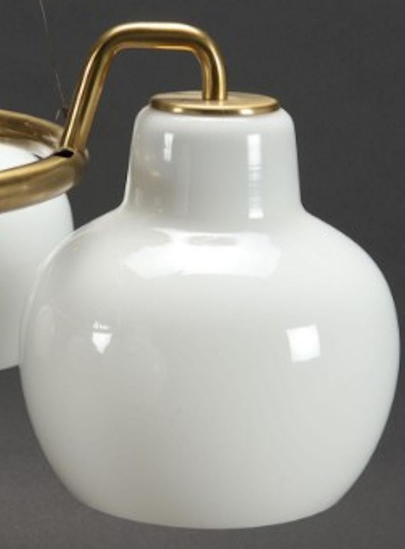 Danish 1950s Restored 1'st Edition Vilhelm Lauritzen Ring Chandelier by Louis Poulsen For Sale