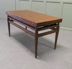 1950s Retro Metamorphic Coffee/Dining Table  A truly ingenious table