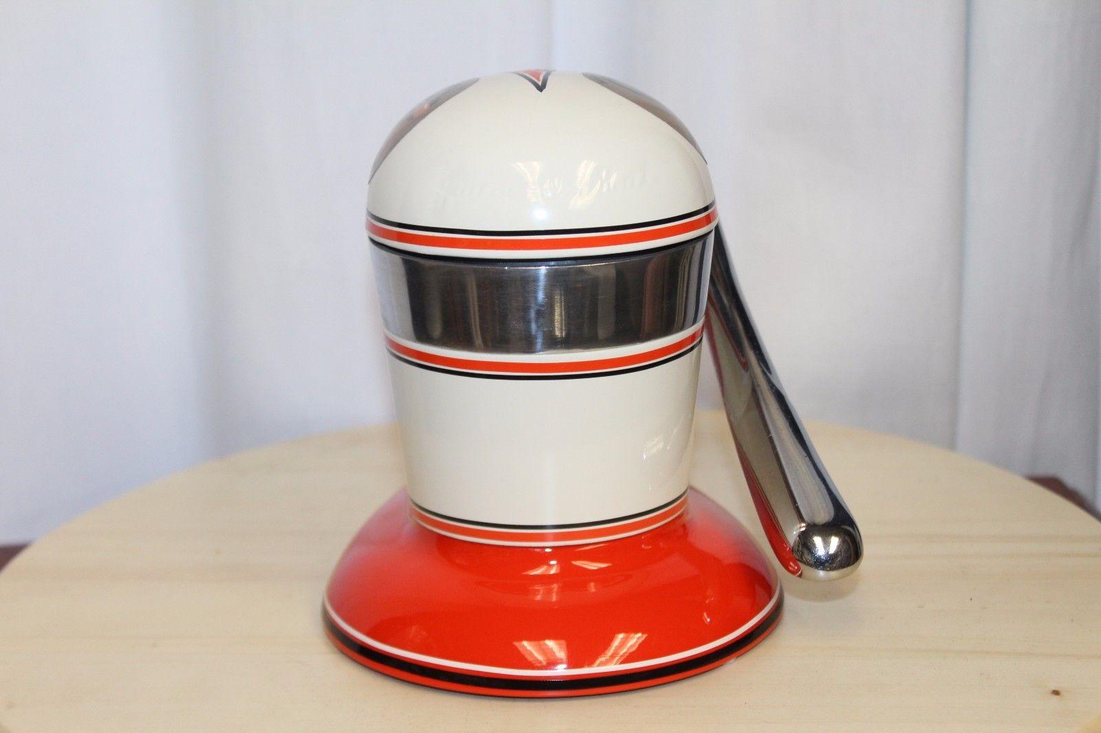 American 1950s Rival Juice-O-Mat Tilt-Top Juicer Orange Crush