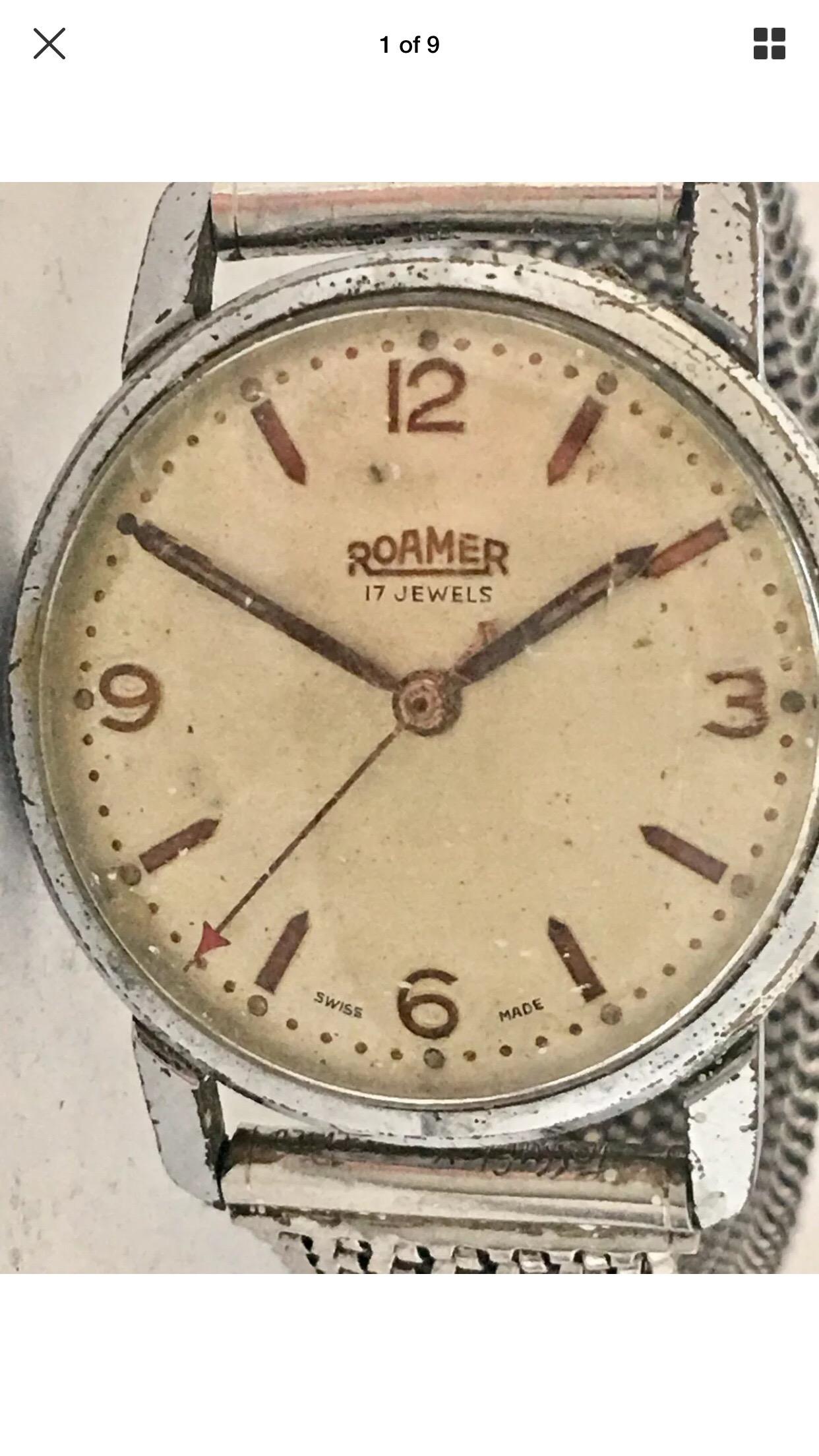1950s Roamer Wristwatch In Fair Condition In Carlisle, GB