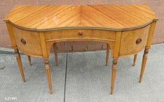 1950s Robert Irwin Louis XVI Burl Walnut Dressing Table / Vanity