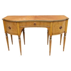 1950s Robert Irwin Louis XVI Burl Walnut Dressing Table / Vanity
