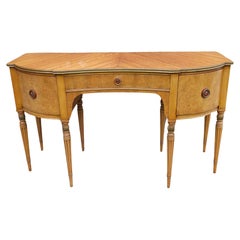 Tavolino da toeletta / Vanity in radica di noce Luigi XVI di Robert Irwin del 1950
