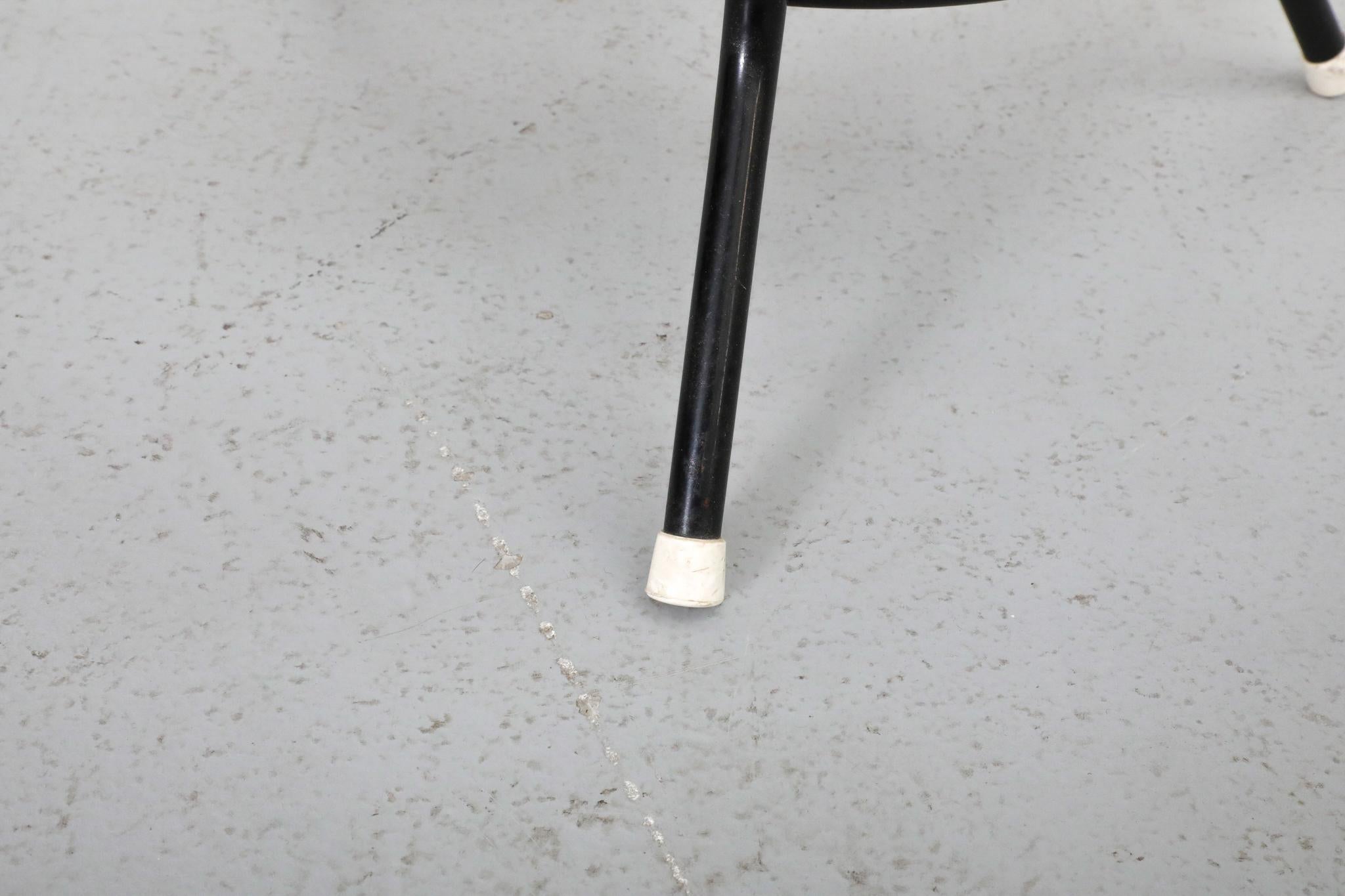 1950er Rohe Noordwolde Beistelltisch aus Bambus und Glas, Niederlande im Angebot 9