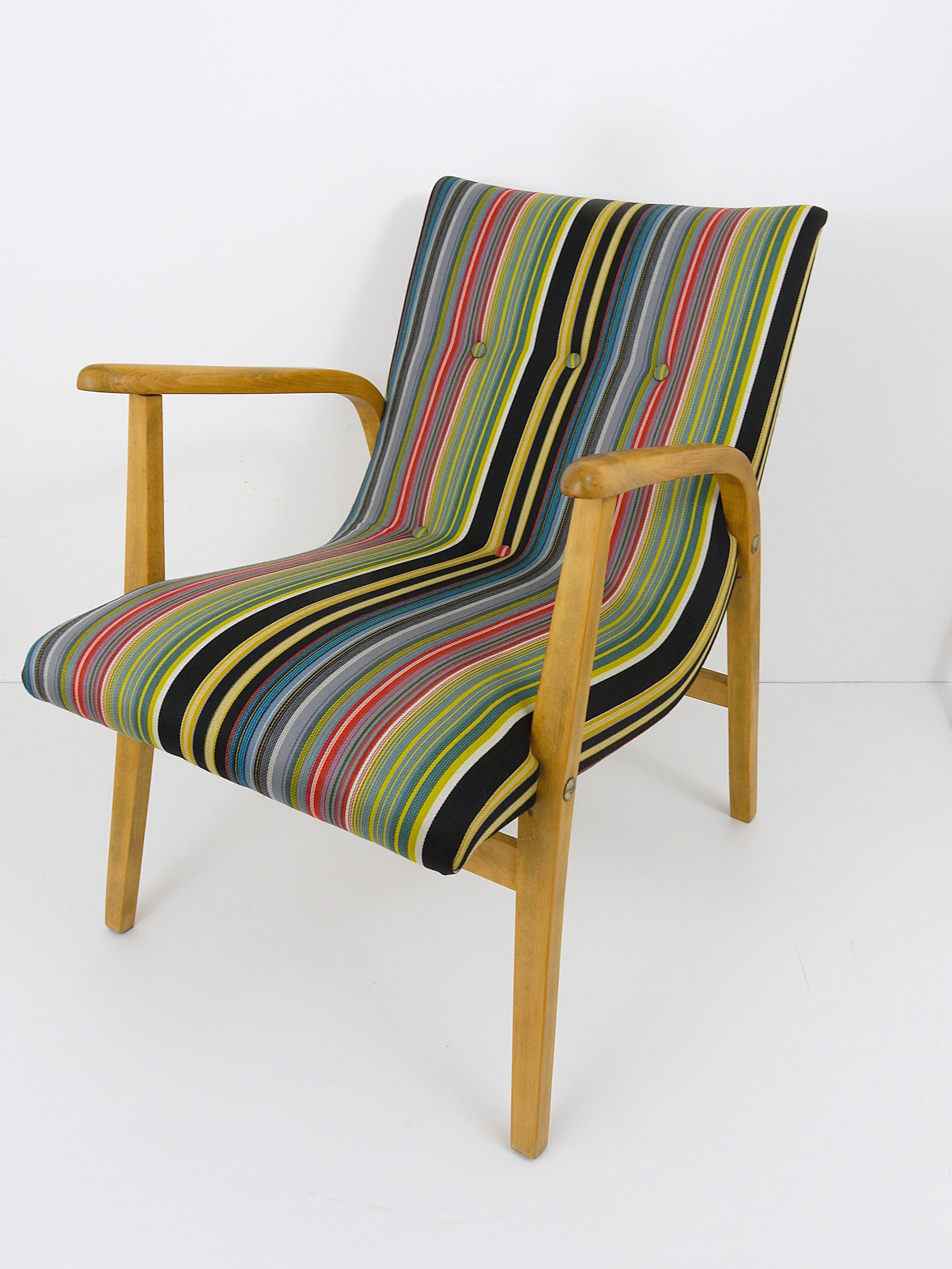 1950s Roland Rainer Cafe Ritter Chair with Paul Smith Maharam Upholstery In Excellent Condition In Vienna, AT