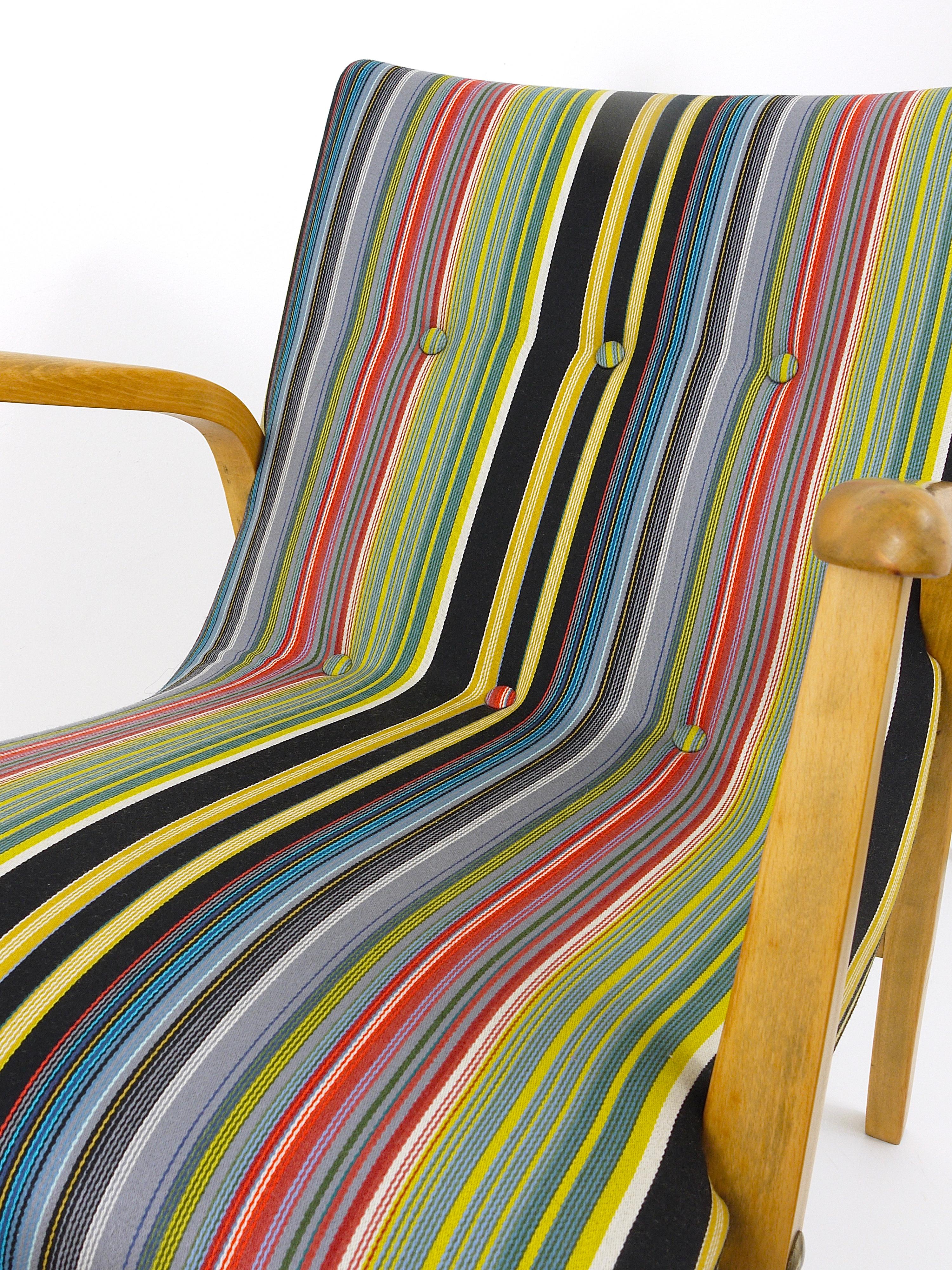 Mid-20th Century 1950s Roland Rainer Cafe Ritter Chair with Paul Smith Maharam Upholstery