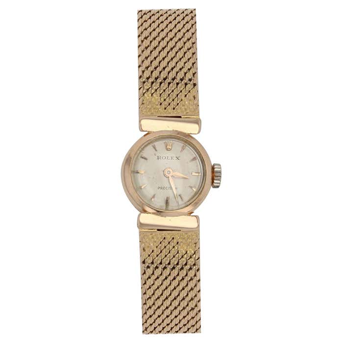 1950s Rolex 18 Karat Yellow Gold Ladies Wristwatch at 1stDibs | vintage ...