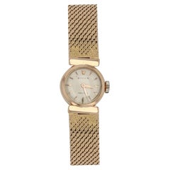 1950s Rolex 18 Karat Yellow Gold Ladies Wristwatch