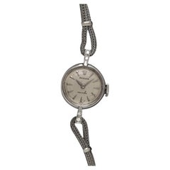 1950's Rolex Ladies Vintage Cocktail Watch - 18K White Gold & Diamonds