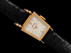 1950's Rolex Ladies Vintage Watch, 18K Gold Rare & Beautiful Asymmetrical Design