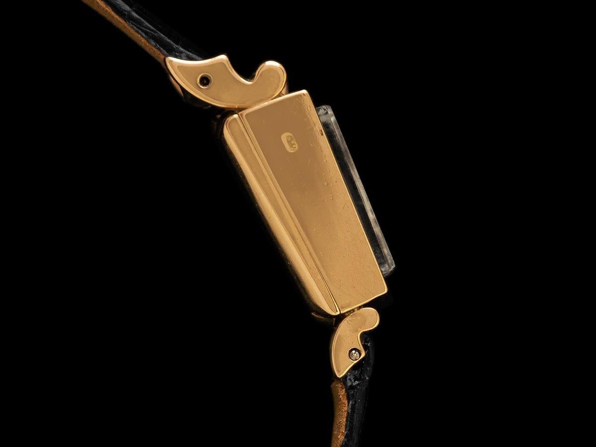 1950's Rolex Ladies Vintage Watch, 18K Gold Rare & Beautiful Asymmetrical Design en venta 1