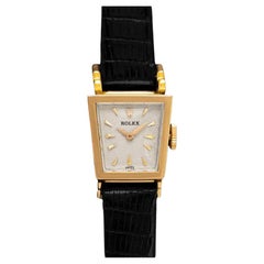 1950's Rolex Ladies Vintage Watch, 18K Gold Rare & Beautiful Asymmetrical Design