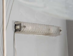 1950's Rope Twist Glass Vanity Light