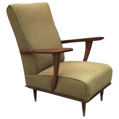 1950s Rosewood French Armchair