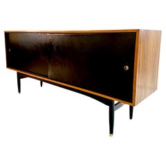 1950's Rosewood & Leather Sideboard by Robin Day for Hille