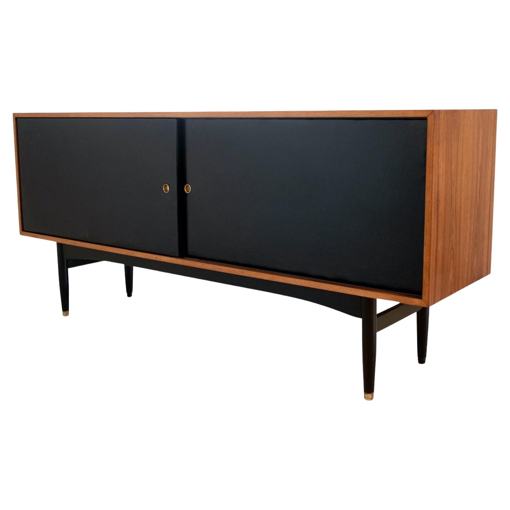 1950s Rosewood & Leather Sideboard by Robin Day for Hille