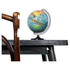 1950’s Rotating Earth Globe