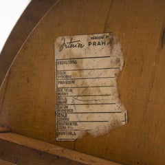 1950's Round Glass Top Side, Interier Praha