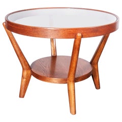 1950s Round Occasional Table by Kozelka and Kropacek for Interieur Praha
