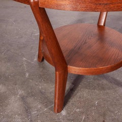1950s Round Occasional Table by Kozelka and Kropacek for Interieur Praha, Oak